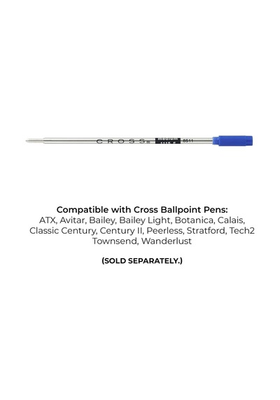Cross 8511d C1 Slim Tükenmez Refil Mavi Medium Uç Çok Renkli