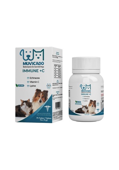 Kedi Ve Köpeklerin Bağışıklık Sistemini Destekleyen Tablet Immune C Vitamin