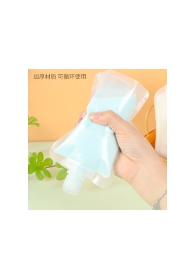 3 Adet 100ml Krem Şampuan Kabı Tekrar Kullanılabilir Set beyaz