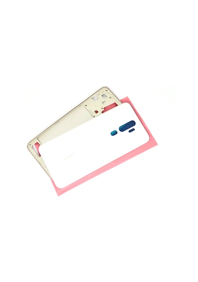 Tkgz Oppo A9 2020 Kasa Arka Pil Batarya Kapağı Beyaz