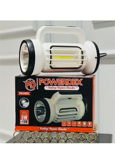 Powerdex Pd-8585 Çift Işklı Solar Şarjlı El Feneri Ve Kamp Lambası Powerdex Pd-8585 Çift Işklı Solar Şarjlı El Feneri Ve Kamp Lambası