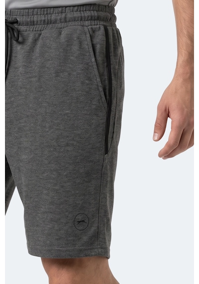 Slazenger Nolan I 2 Li Set Erkek Siyah - Koyu Gri Şort
