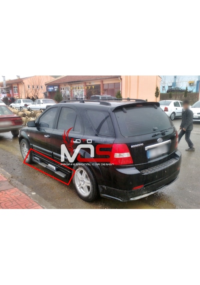 Kia Sorento Basamak Fiberglass Boyasız