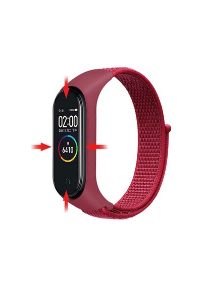 Xiaomi Mi Band 5 Zore Krd-03 Hasır Kordon