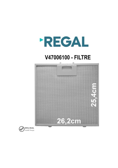 Regal Uyumlu Ad 6030 X Davlumbaz Filtresi Aspiratör Filtre V47006100 - 555694293