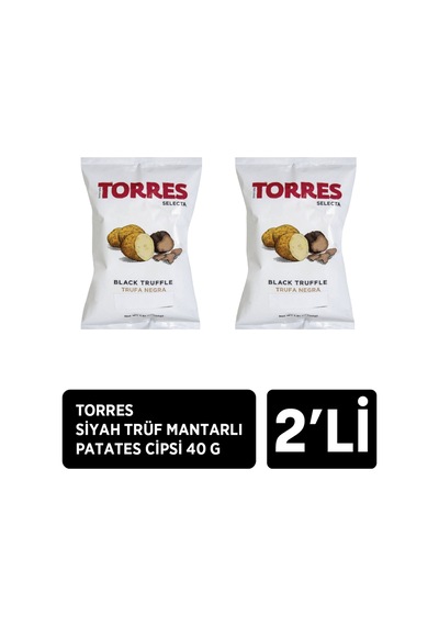 3 Adet Torres Siyah Trüf Mantarlı Patates Cipsi 2 X 40 G