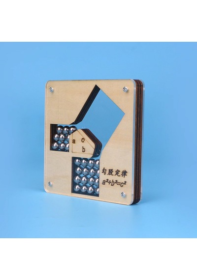 Pisagor Teoremi Deney Seti Mini 9cm X 9cm Öğrenci Modeli Demonte