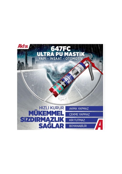 647fc Ultra Poliüretan 280 Ml Beyaz Mastik