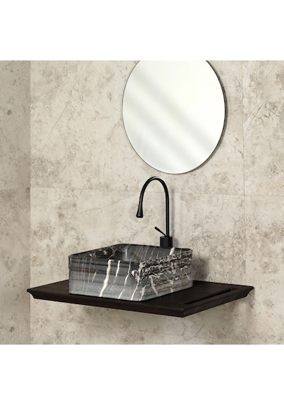 Lena E-2105M4 Tezgah Üstü Porselen Lavabo