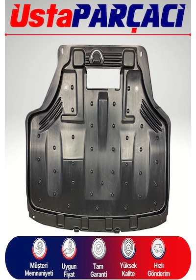 Ford Fiesta Motor Alt Koruma Kapağı Karter Koruma Muhafazası Plastik 2009-2022