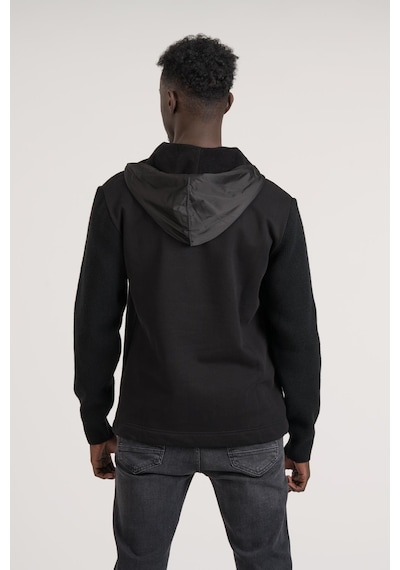 Giotelli Regular Fit Kapşonlu Kanguru Cepli Sweatshirt Siyah