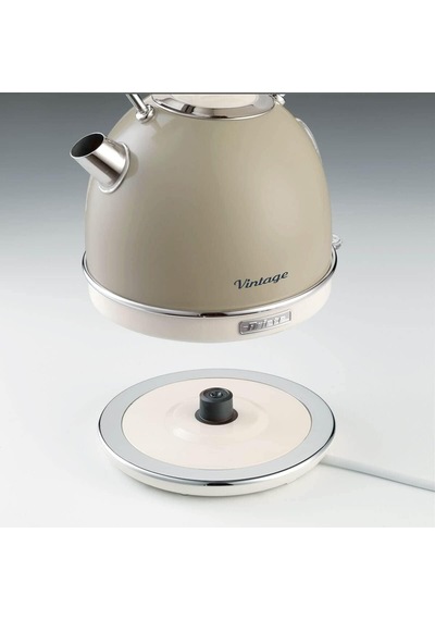 Ariete Vintage Dom Su Isıtıcı Bej 2877/03 - Retro Kettle, 2000 Wa