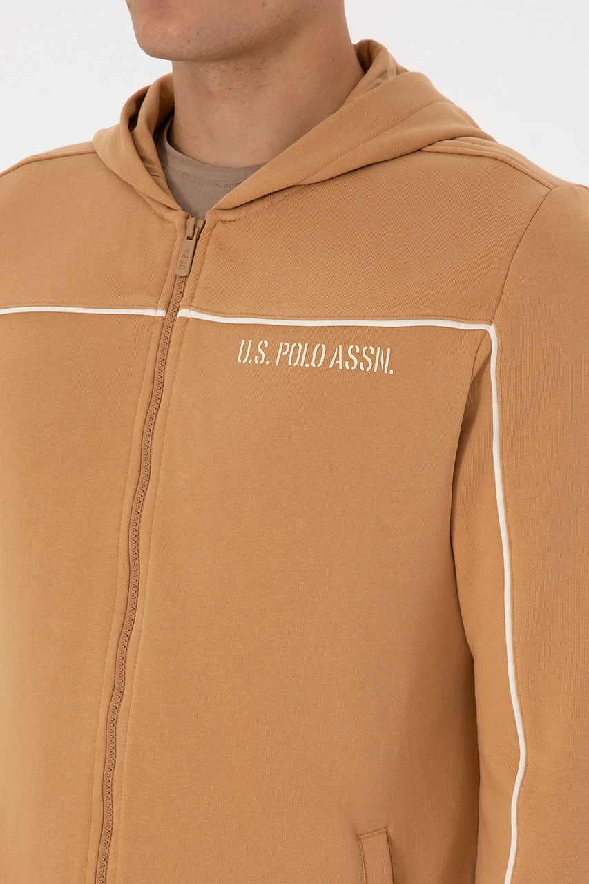 U.s. Polo Assn. Erkek Camel Hırka Örme 50315746-vr015 CAMEL