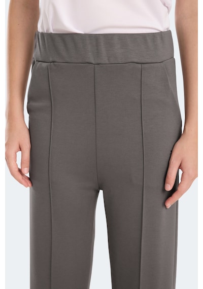 Slazenger Vılle Czg Kadın Bol Paça Koyu Gri Eşofman Altı Koyu Gri