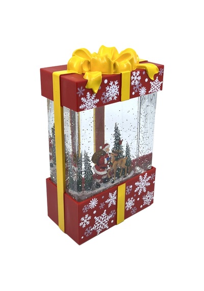 Noel Baba Yılbaşı Hediyesi Işıklı Ve Müzikli Kar Küresi Model No1