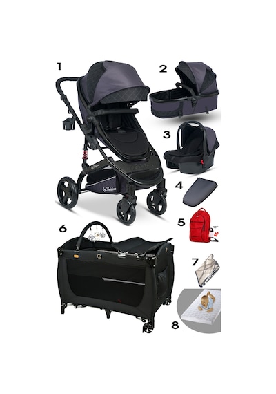 Baby Home 946 Travel Sistem Bebek Arabası + 560 Oyun Parkı Park Yatak
