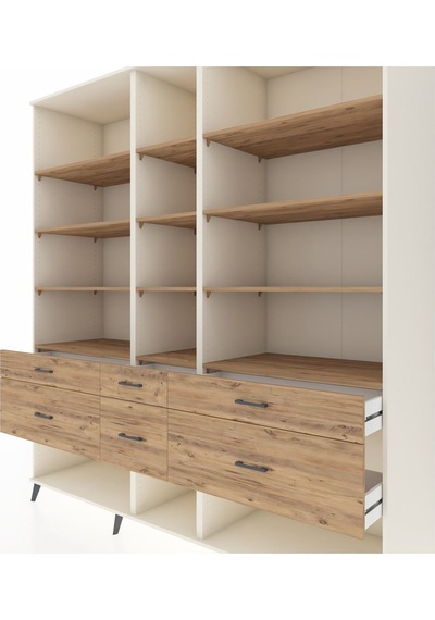 Kronos Dolap 12 Raflı 6 Çekmeceli 220x59x243 Aytaşı-çam/çam Atlas Çam/atlas Çam Kronos Dolap 12 Raflı 6 Çekmeceli 220x59x243 Aytaşı-çam/çam Atlas Çam/atlas Çam