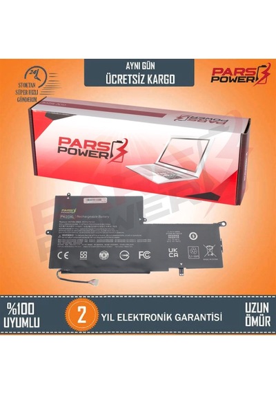 HP Spectre Uyumlu x360 13-4103nt (V4M92EA) Batarya - Pil (Pars Power)  874365