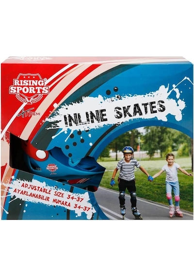 Rising Sports Inline 4 Teker Paten Mavi