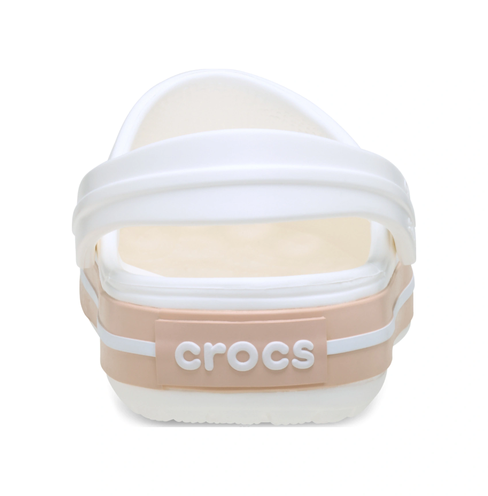 Crocs Crocband Günlük Unisex Terlik Beyaz Pembe Beyaz Pembe