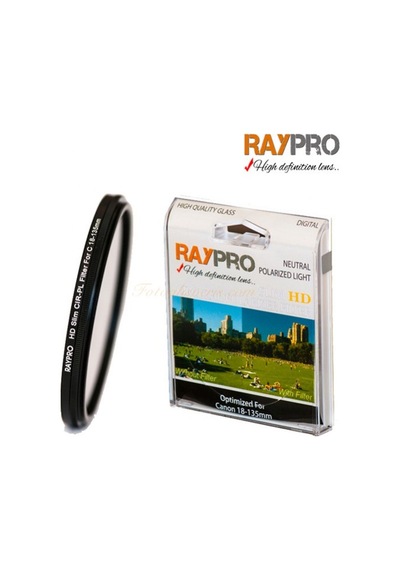 Raypro 67Mm Hd Slim Uv + Polarize Filtre + Ew-73B Parasoley Seti