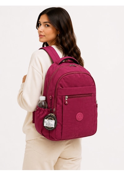 Bevitton Suya Dayanıklı Bordo Unisex Sırt Çantası 2300 Bordo