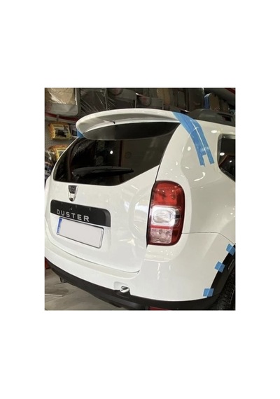 2010 2017 Dacia Duster Beyaz Boyalı Spoiler Bagaj Üstü Arka Rüzgarlık