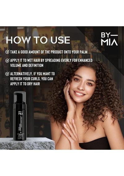 Keratin Özlü Saç Şekillendirici Köpük Wax 150ml Güçlü Ve Belirgin Dalgalı Saçlar Elde Edin Tüm Saç Tipleri İçin Uygun