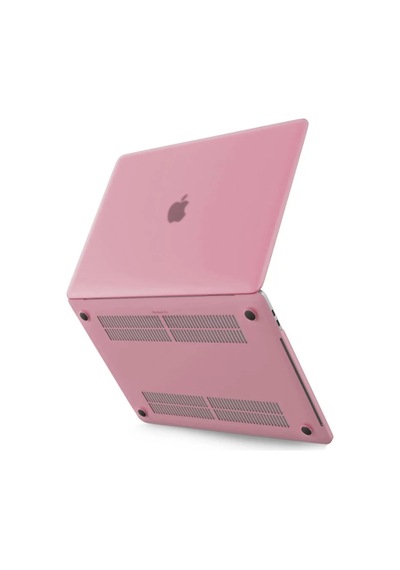 Newface Macbook Uyumlu  Pro 13 2020 Macbook Uyumlu  Buzlu Kapak - Pembe