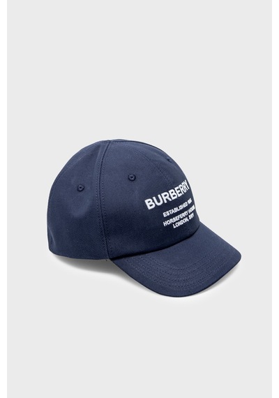 Burberry Çocuk Şapka 8049541 Mıdnıght Navy/chk Lacivert Lacivert