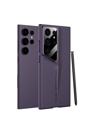 Galaxy S23 Ultra Uyumlu Kılıf Ultra İnce Kamera Korumalı Sert Rubber Procase Kapak