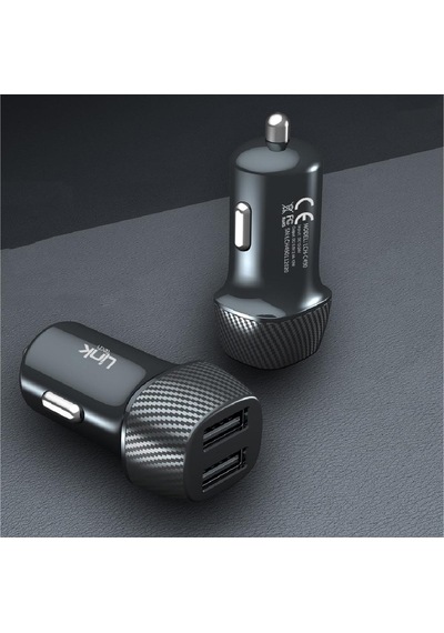 Linktech Çift Usb Safe 2.4A 12W Araç Şarj Aleti C490
