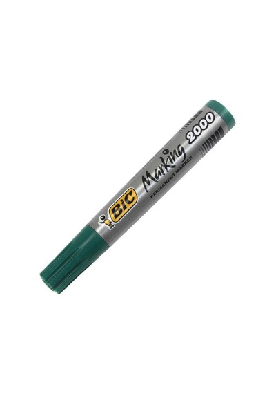 Bic Permanent Markör Yuvarlak Uç Yeşil 2000
