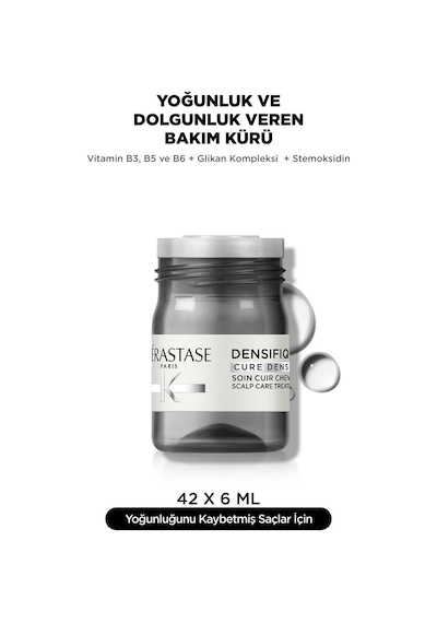 Densifique Saç Yoğunluğu Ve Dolgunluğunu Artıran Kadınlar Için Saç Derisi Bakım Kürü 42 6m