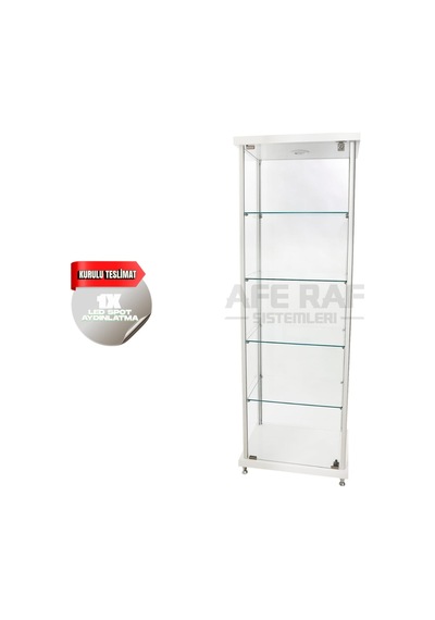 Kurulu 40x60x175,camlı Dolap, Camlı Vitrin