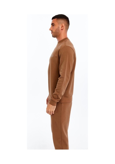 AR-MA Arma Erkek Slim Fit Scuba Interlok Bisiklet Yaka Yazı Baskılı Sweatshirt K30124685002 Kahverengi - Krem AR-MA Arma Erkek Slim Fit Scuba Interlok Bisiklet Yaka Yazı Baskılı Sweatshirt K30124685002 Kahverengi - Krem