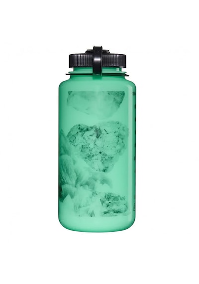 Nalgene Wide Mouth 32 Oz Suluk Matara 1 Litre Glowyld Kristal 682025-0034 Yeşil