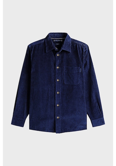 Tommy Hilfiger Erkek Gömlek Mw0mw40489 Bcl Lacivert Lacivert