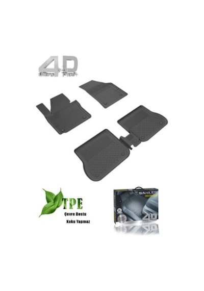 Sahler Paspas 4.5d Volkswagen Caddy 2004 - 2010 Siyah