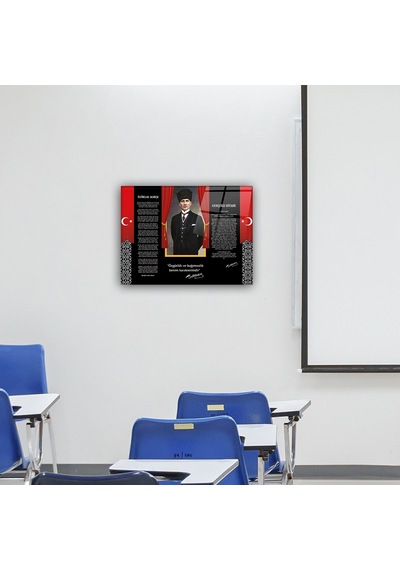 Decorita Cam Tablo | Atatürk Serisi 5
