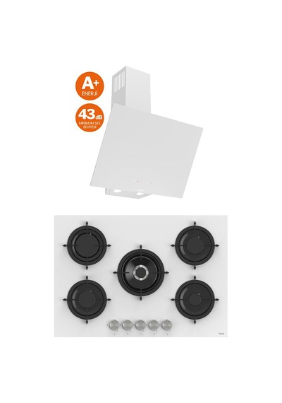 Ferre Mega Plus Serisi RS036 - D078SA 2'li Cam Ankastre Set