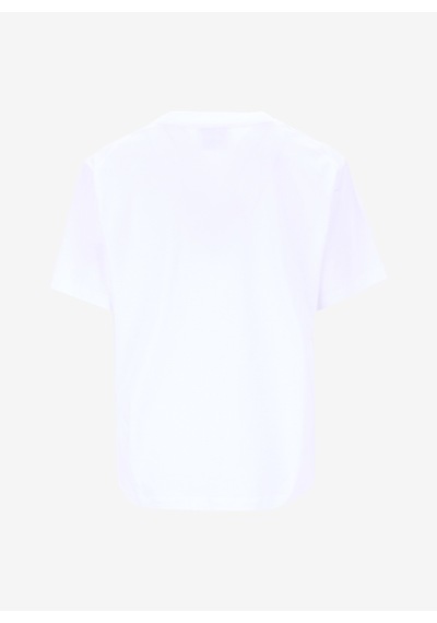 Moschino Jeans Beyaz Kadın Regular Fit T-shirt 251k1a070732291001