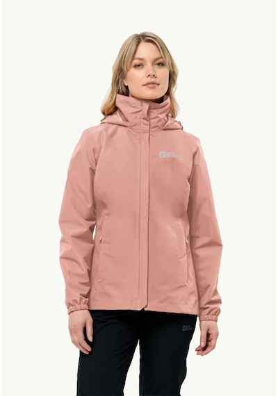 Jack Wolfskin 1111202 2919 Stormy Point 2l Jkt W Rose Dawn Kadın Outdoor Ceket Pembe
