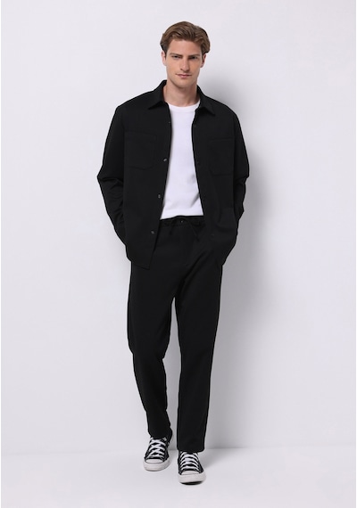 Colin's Colins Regular Fit Erkek Siyah Shacket Cl1075640 Q1.v2 Blk Siyah