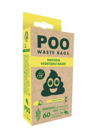 Poo Dışkı Poşeti 15 Yaprak Limon Kokulu 4'lü Paket