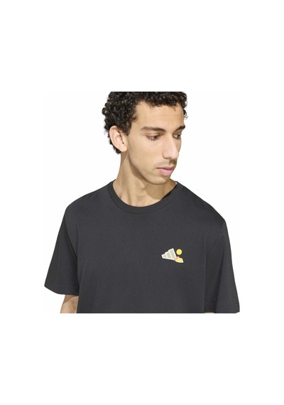 Black Adidas Erkek Koşu Ve Yürüyüş T-shirt M Camper G T Ks2518 siyah