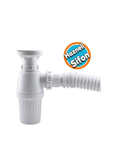 Sifon Körüklü Sökülebilir Tas'lı Temizlenebilir Mutfak Banyo Mutfak Lavabo Taşı Gider Borusu Plastik 38 Cm Diğer