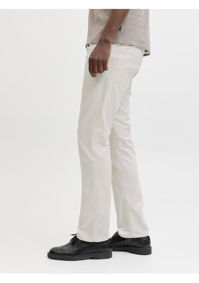 Jack & Jones Clark Finn Esnek Pamuklu Erkek Pantolon Beyaz