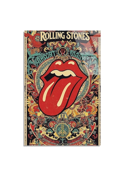 Rolling Stones Müzik Posteri - Cam Tablo - Deg1534 80 X 125 Cm