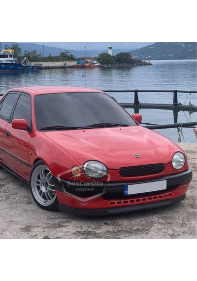 Toyota Corolla Uyumlu Terra 1999-2002 Uyumlu Üniversal Astra H Lip Esnek Ön Lip 2 Parça Tampon Altı Dil Karlık Ön Ek 00 Şüscaroto Aksesuar